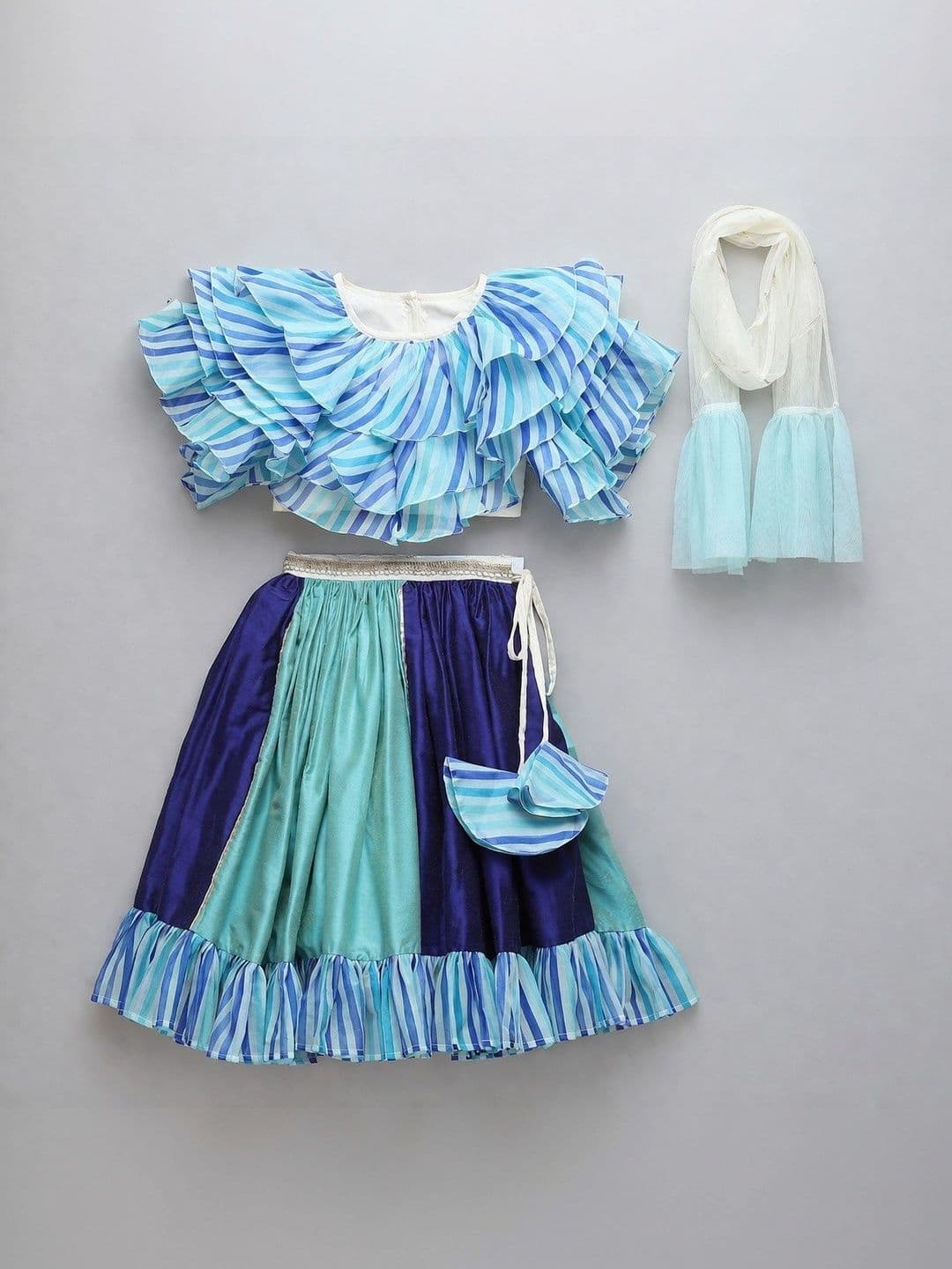 The Little Tales Girls Ready to Wear Lehenga & Blouse With Dupatta - view 1