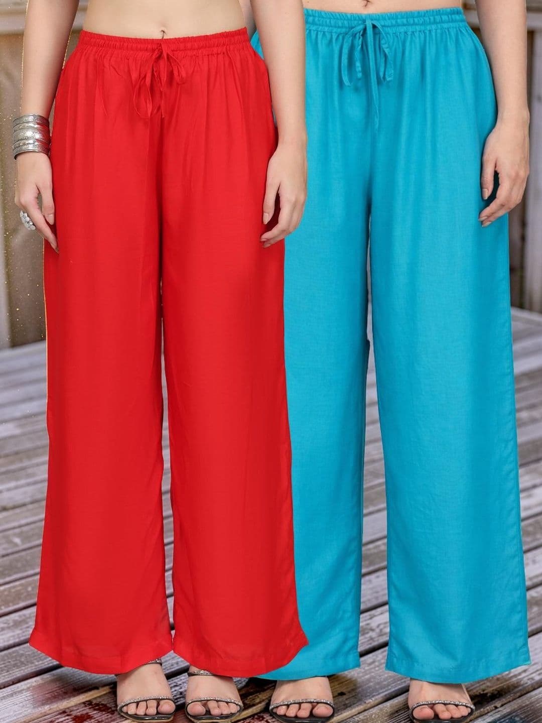 KALINI Women 2 Ethnic Palazzos - view 1