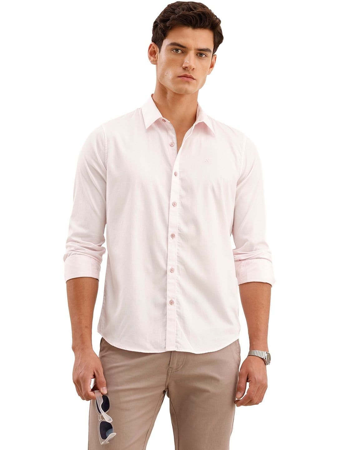 WROGN Men Slim Fit Casual Shirt - view 1