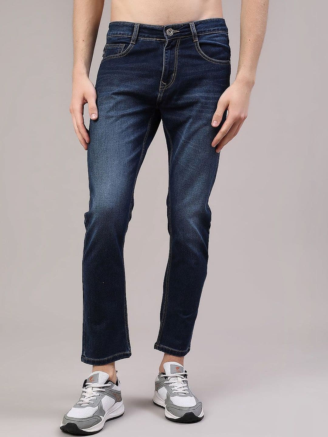 V-Mart Men Skinny Fit Mid-Rise Stretchable Jeans - view 1
