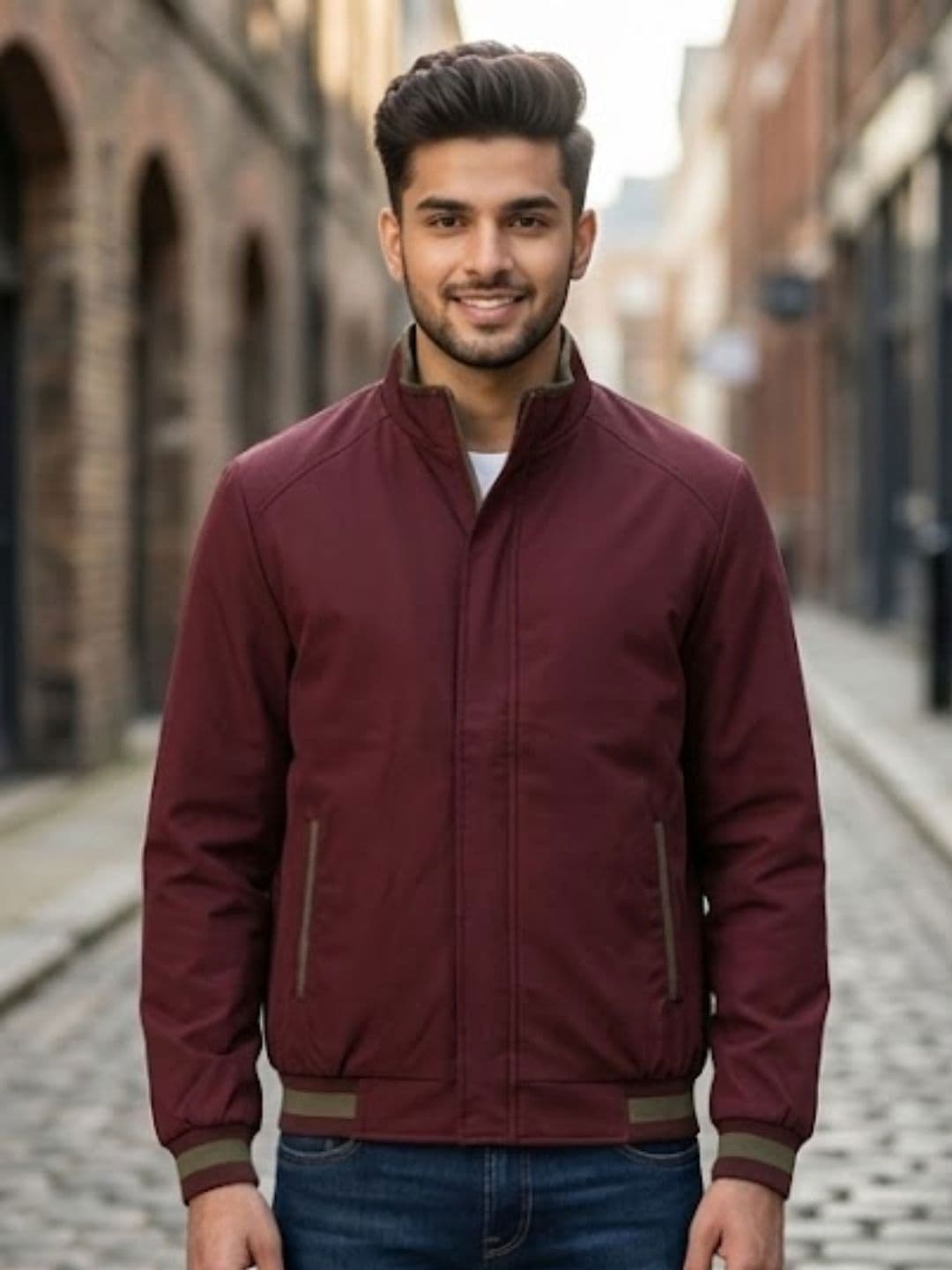 MIA FASHION Men Water Resistant Bomber Jacket - view 1
