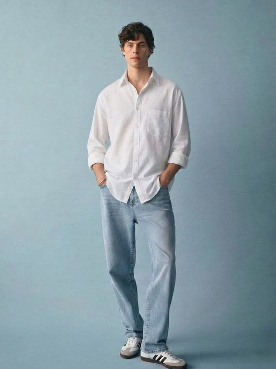 VEYTRO Men White Solid Cotton Shirts - view 1