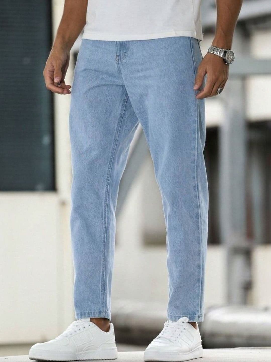 WOOMNY Men Regular Fit High-Rise Jeans - view 1