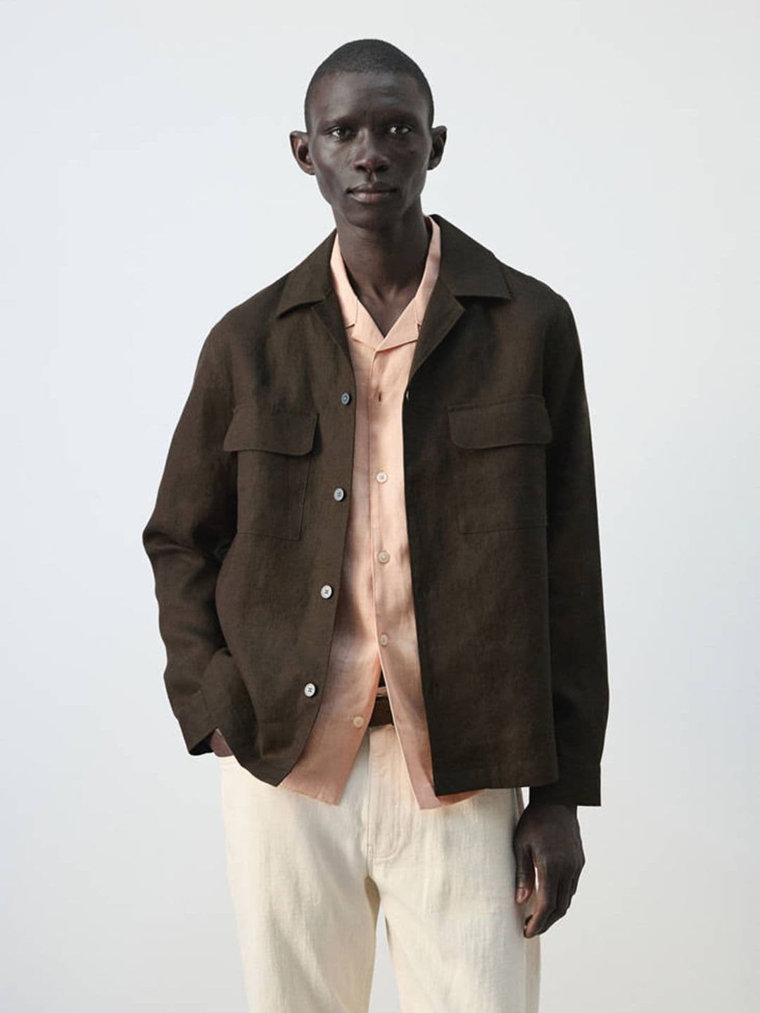 MANGO MAN Pure Linen Tailored Jacket - view 1