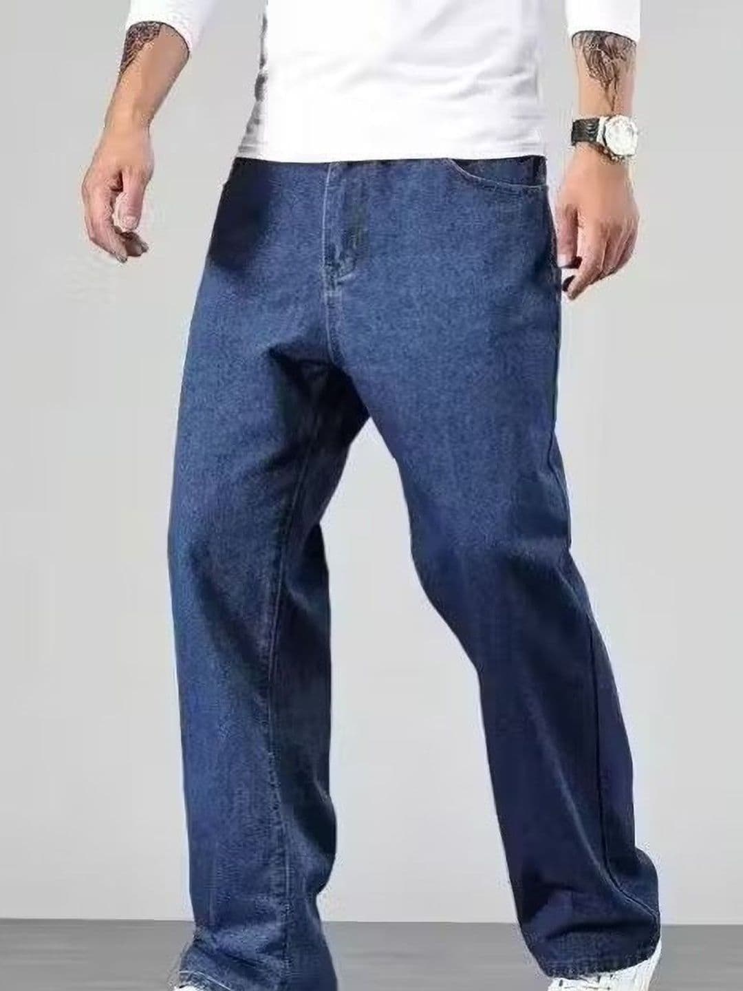 WOOMNY Men Regular Fit Mid-Rise Jeans - view 1
