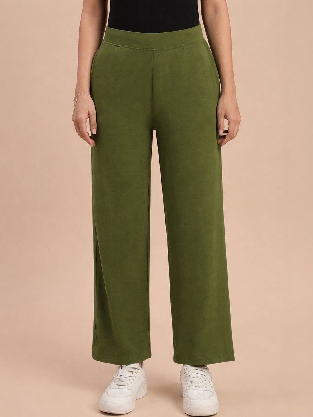De Moza Women Knitted Ethnic Palazzos - view 1