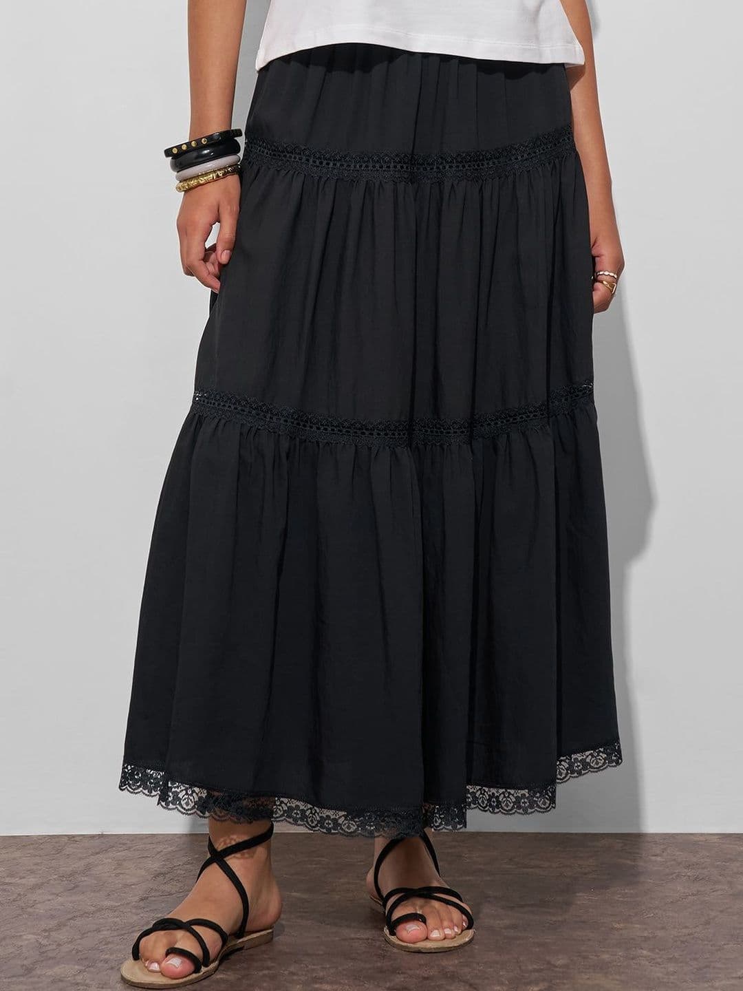Tokyo Talkies Women Mini Tiered Skirt - view 1