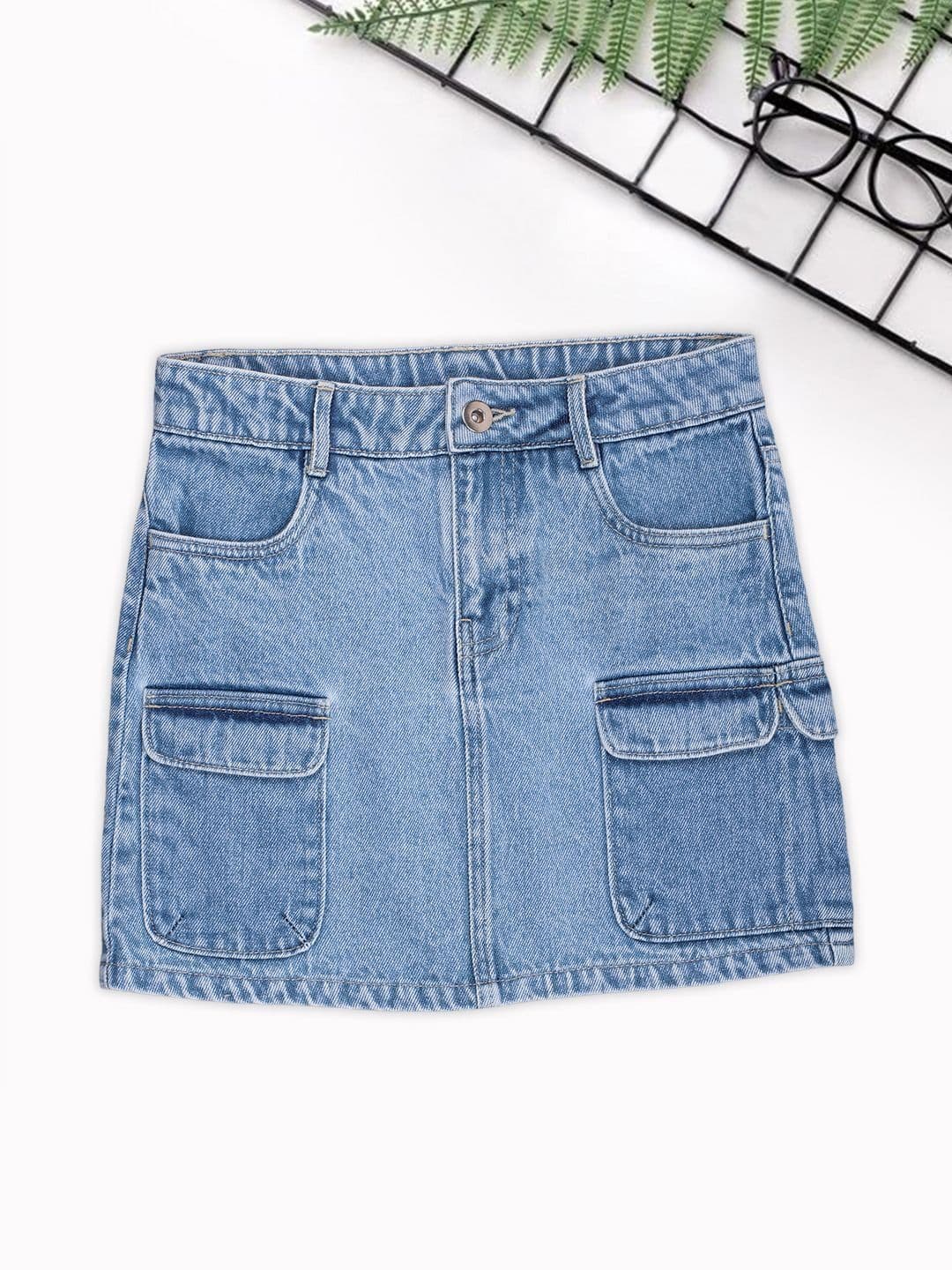 Pantaloons Junior Girls Cotton Blend Skirts - view 1