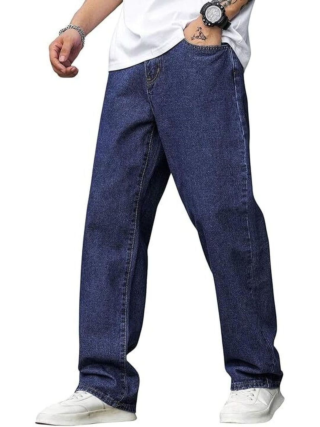 WOOMNY Men Regular Fit Mid-Rise Jeans - view 1