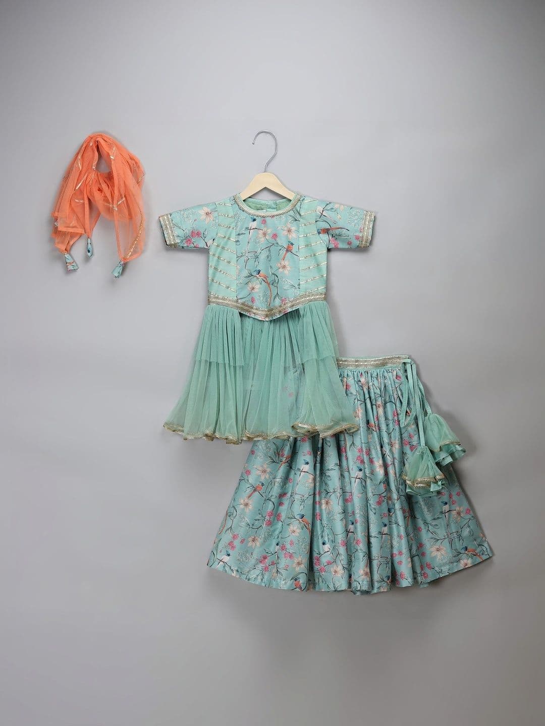 The Little Tales Girls Ready to Wear Lehenga & Blouse With Dupatta - view 1