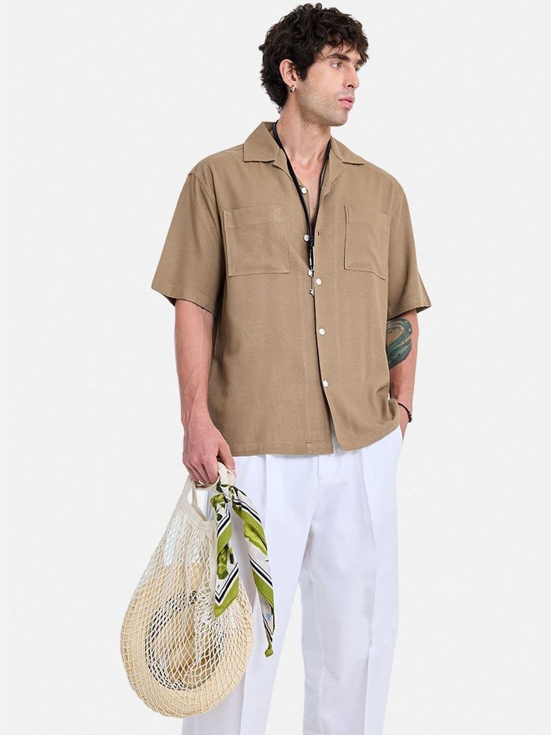 Snitch Men Boxy Casual Shirt - view 1