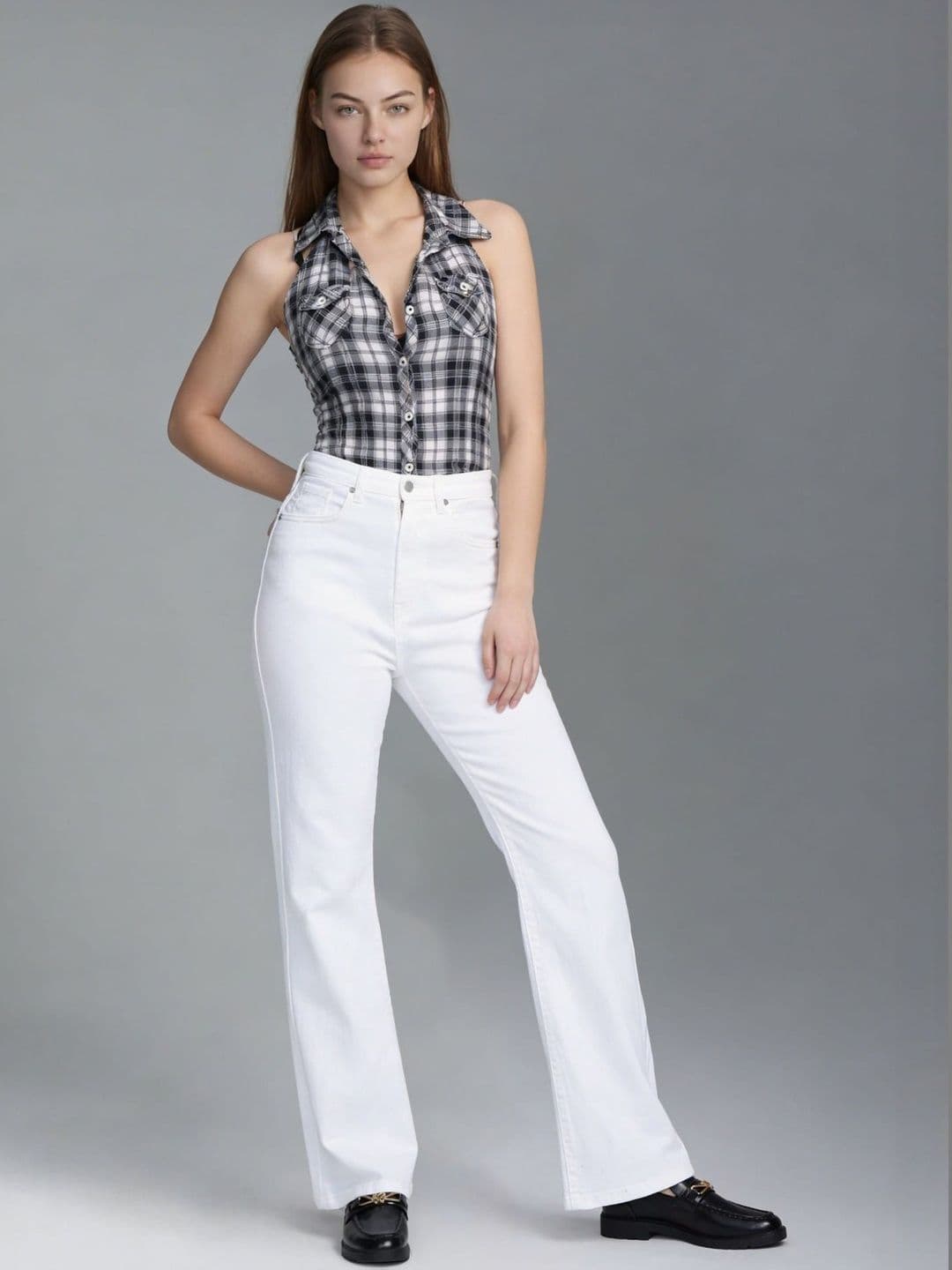 Flying Machine Women Bootcut High-Rise Stretchable Jeans - view 1