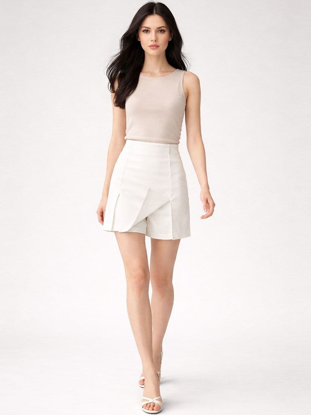 Suo Women Above Knee Flared Skirt - view 1