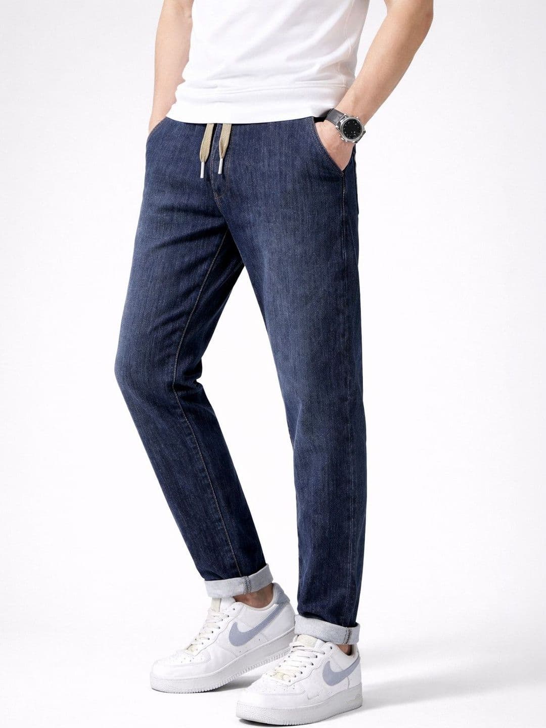 Suo Men Regular Fit Mid-Rise Jeans - view 1