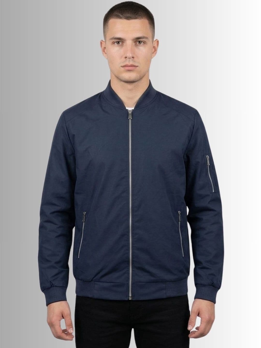MIA FASHION Men Windcheater Cycling Biker Jacket - view 1