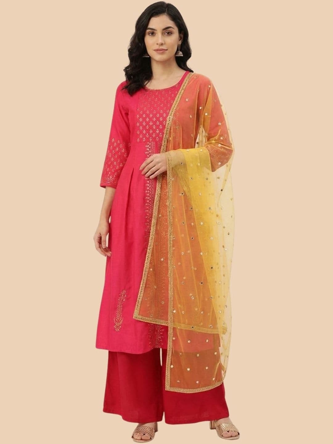 KALINI Embroidered Dupatta - view 1