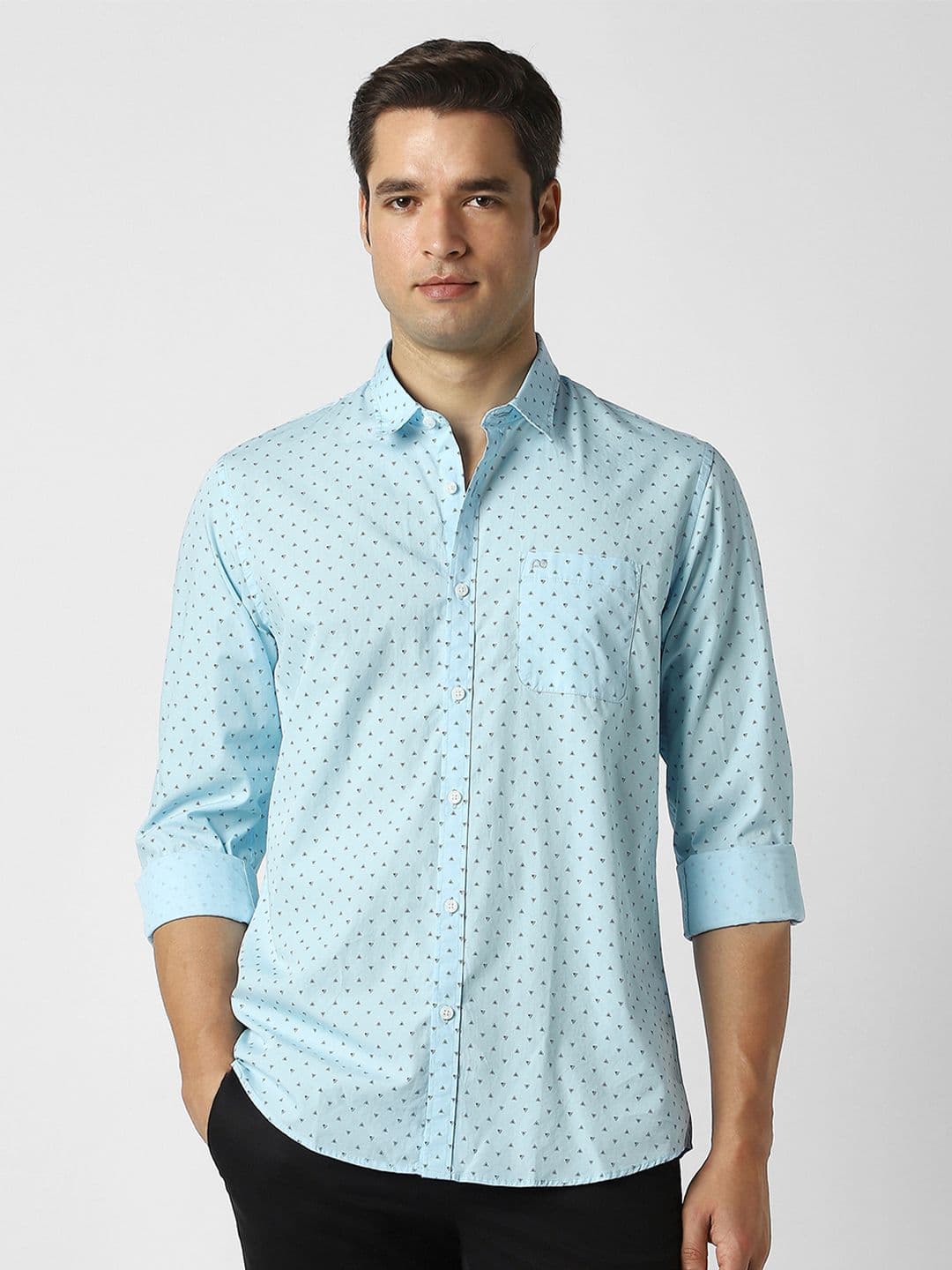 Peter England Casuals Men Slim Fit Opaque Printed Pure Cotton Casual Shirt - view 1