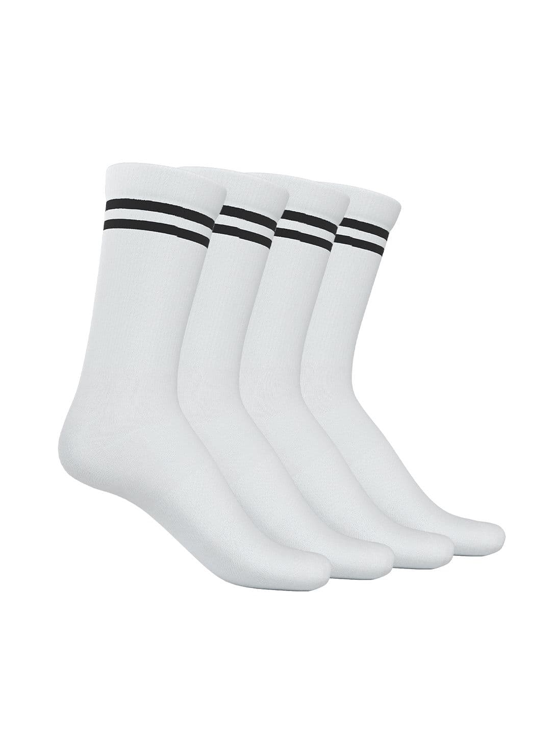 TalkingSox Unisex Pack Of 4 Striped Bamboo Calf-Length Socks - view 1