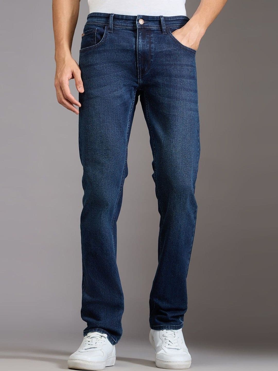 Pepe Jeans Men Vapour Slim Fit Mid-Rise Stretchable Jeans