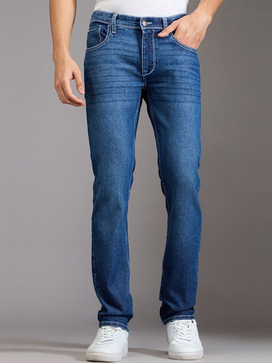 Pepe Jeans Men Vapour Slim Fit Mid-Rise Stretchable Jeans - view 1
