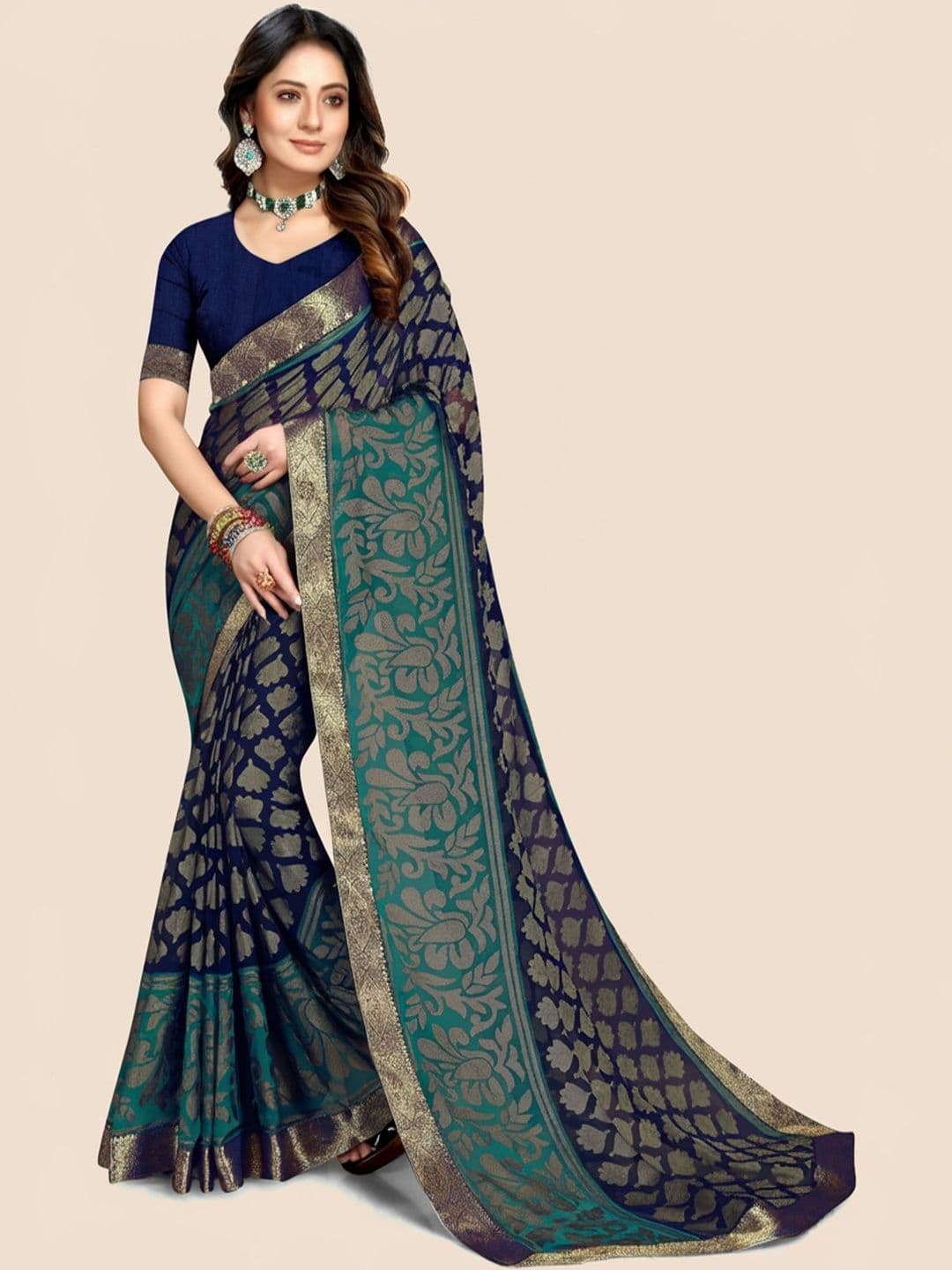 Anouk Brasso Saree - view 1