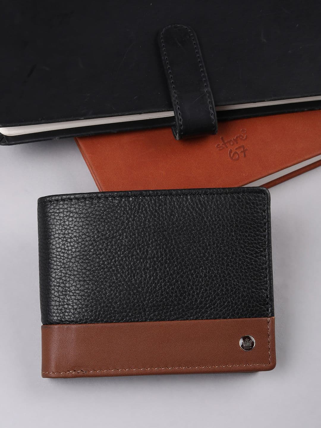 Louis Philippe Men Leather Wallet with Coin Pocket & Full- Length Cash Compartment - view 1
