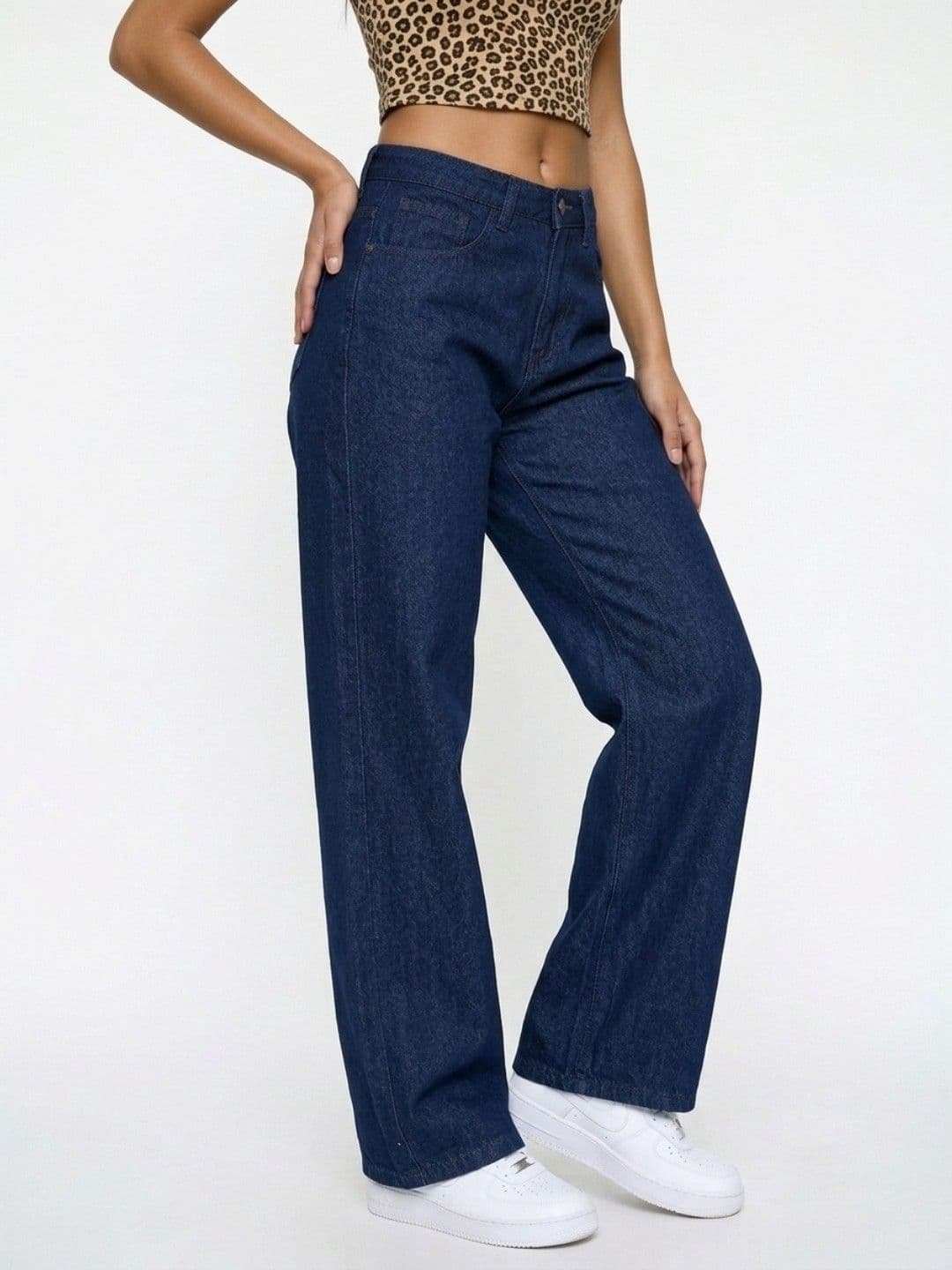 glitchez Women Pure Cotton Baggy Jeans - view 1