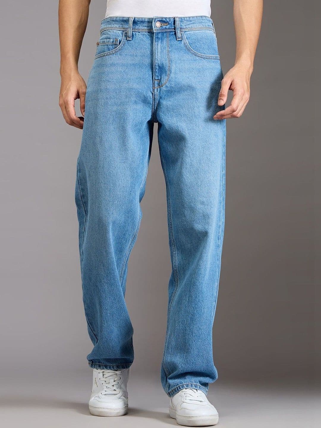 Pepe Jeans Men James Relaxed Fit Mid-Rise Jeans