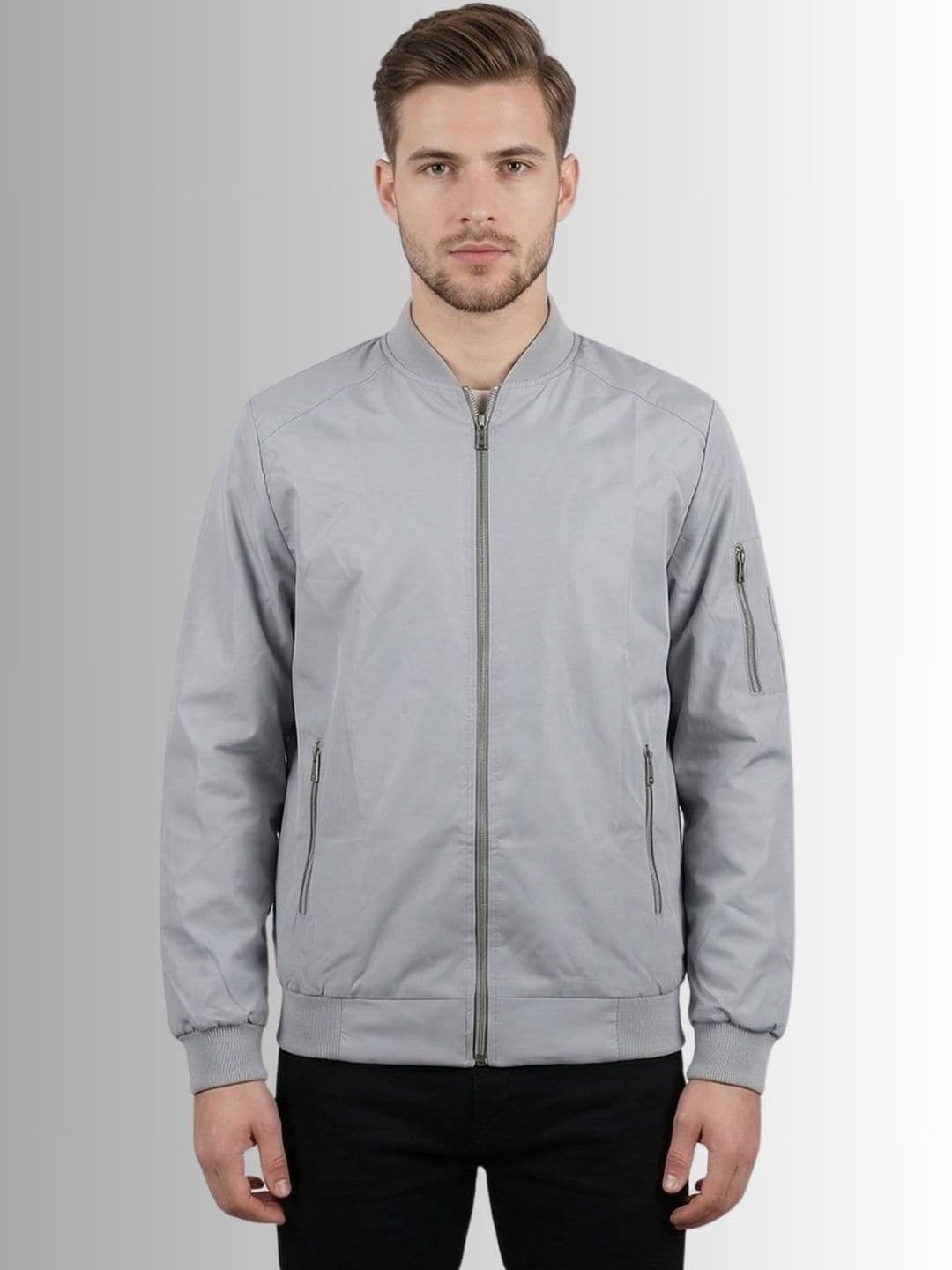 MIA FASHION Men Windcheater Cycling Biker Jacket - view 1