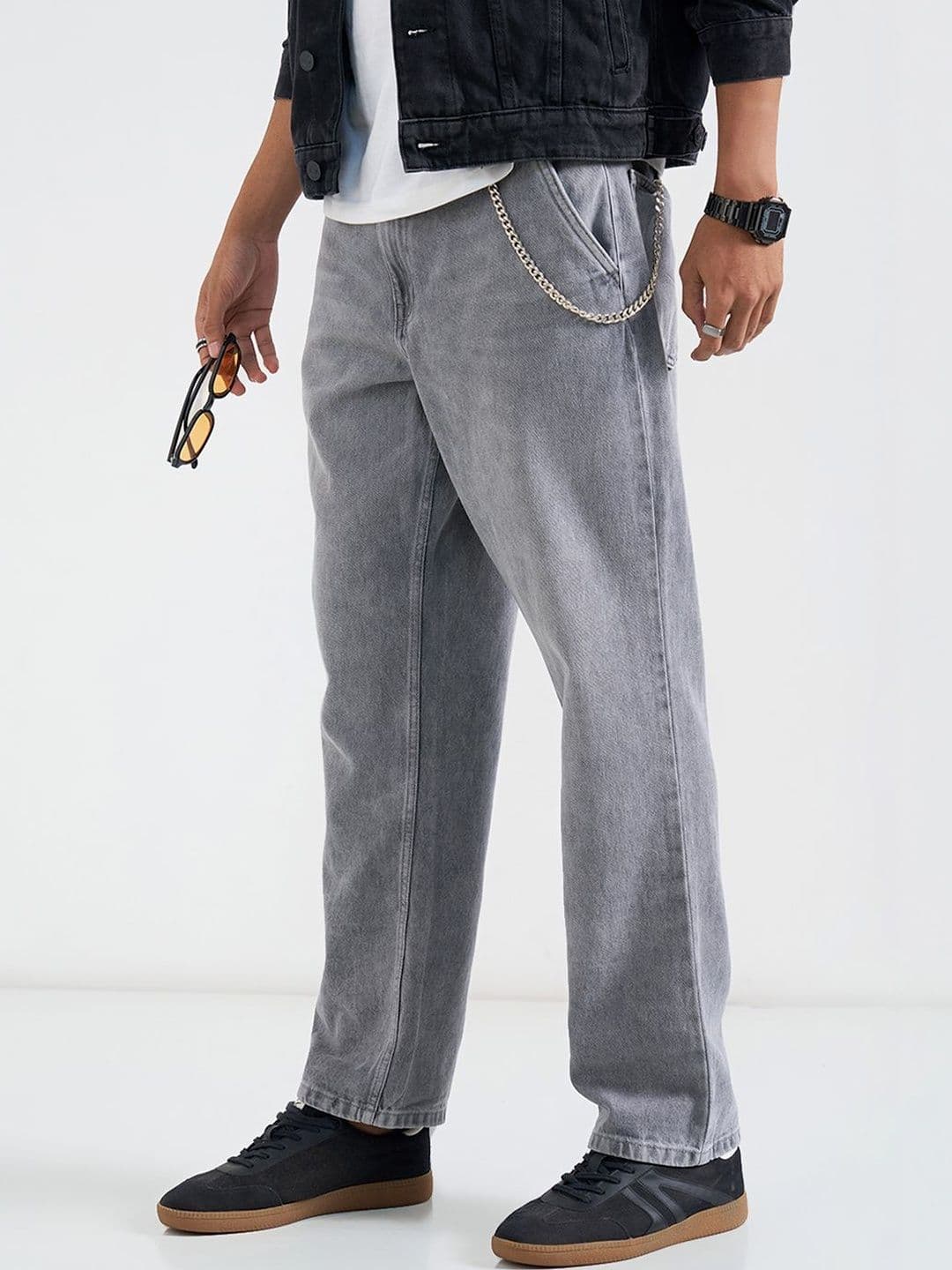 SF JEANS by Pantaloons Men Relaxed Fit Mid-Rise Jeans - view 1