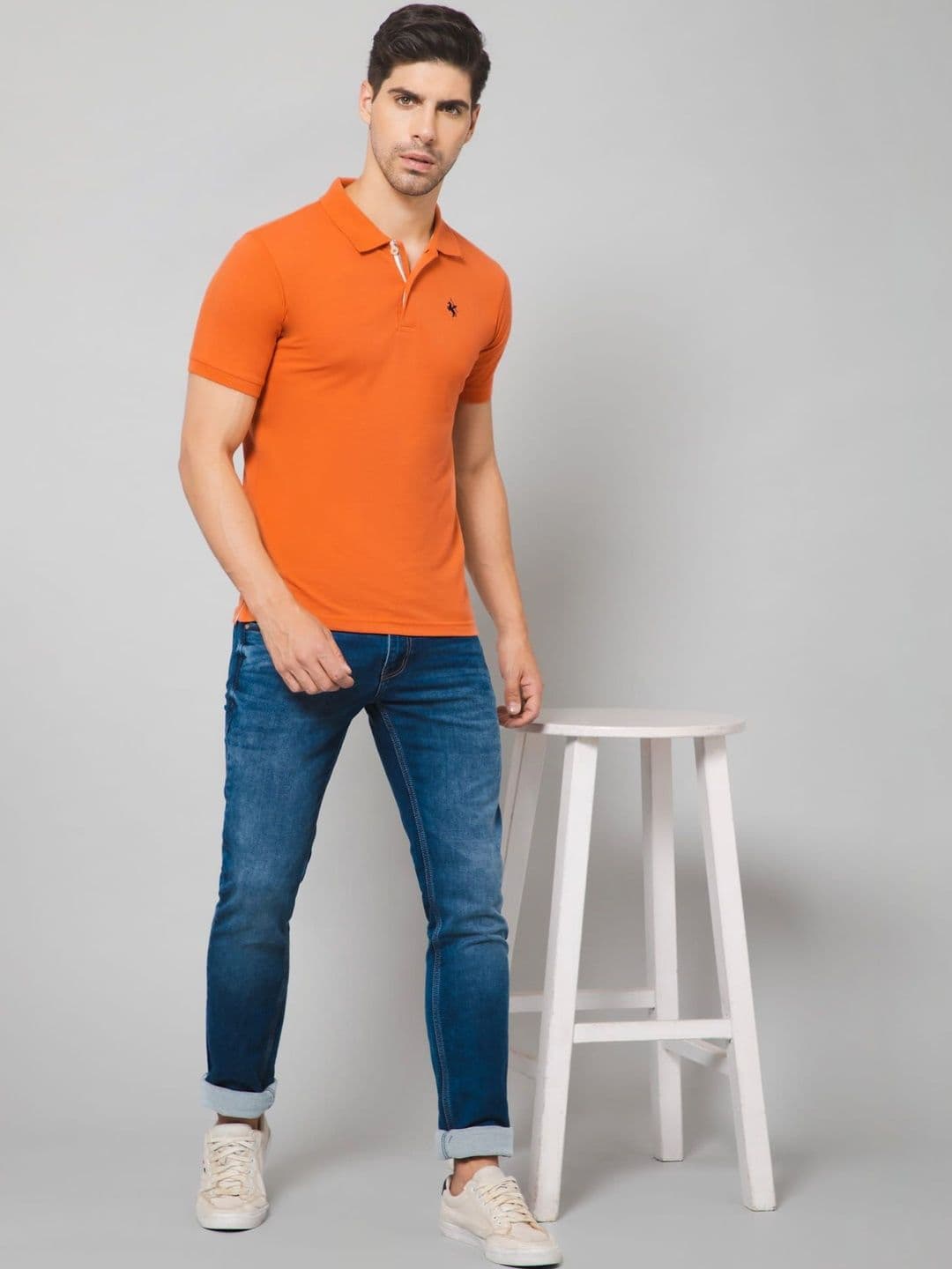 Cantabil Men Polo Collar T-shirt - view 1