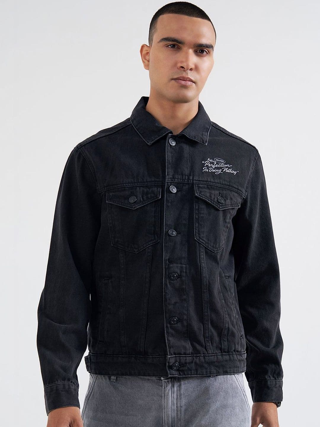 SF JEANS by Pantaloons Men Long Sleeves Woven Jacket