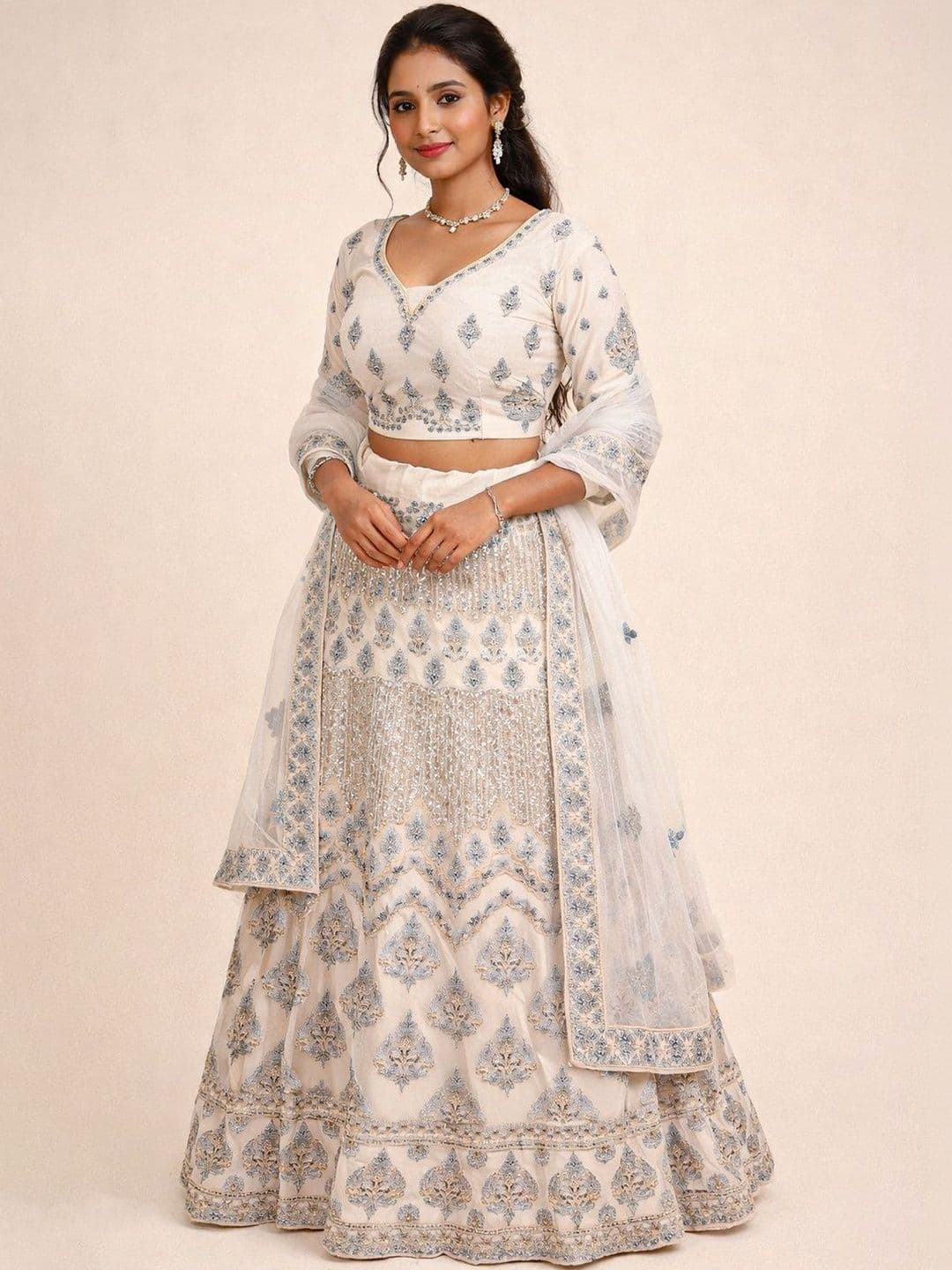 Avishya Ready to Wear Lehenga & Blouse With Dupatta - view 1