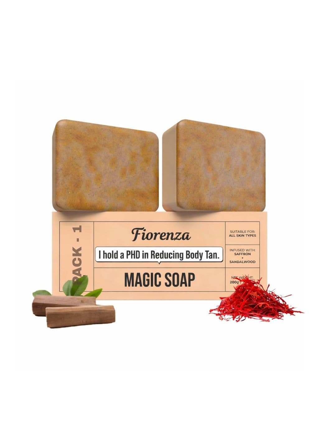 Fiorenza Sandalwood & Saffron Magic Soaps - 100 g - view 1