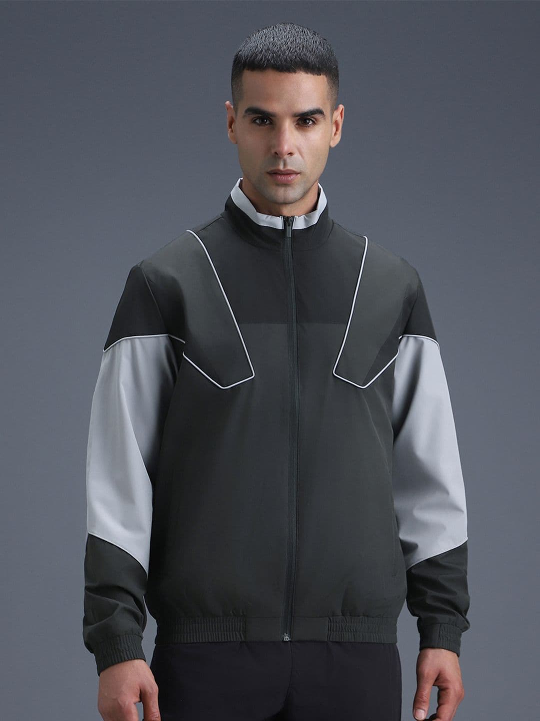 Van Heusen Flex Colourblocked Open Front Jacket - view 1
