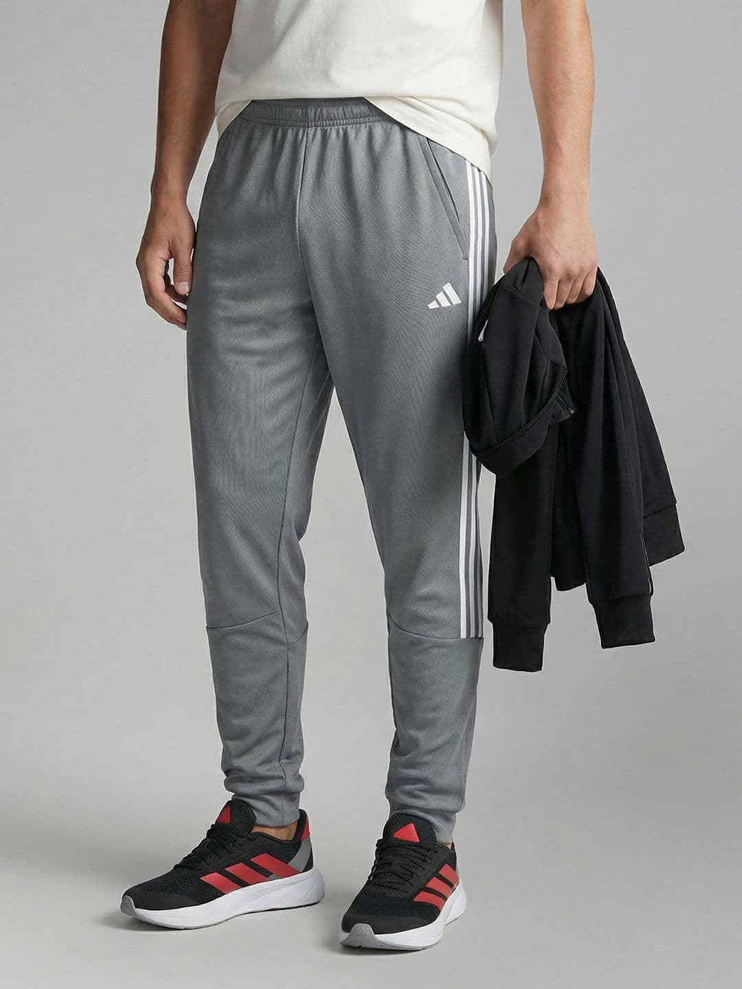 ADIDAS Men 3-Striped Brand Logo Track Pants - view 1
