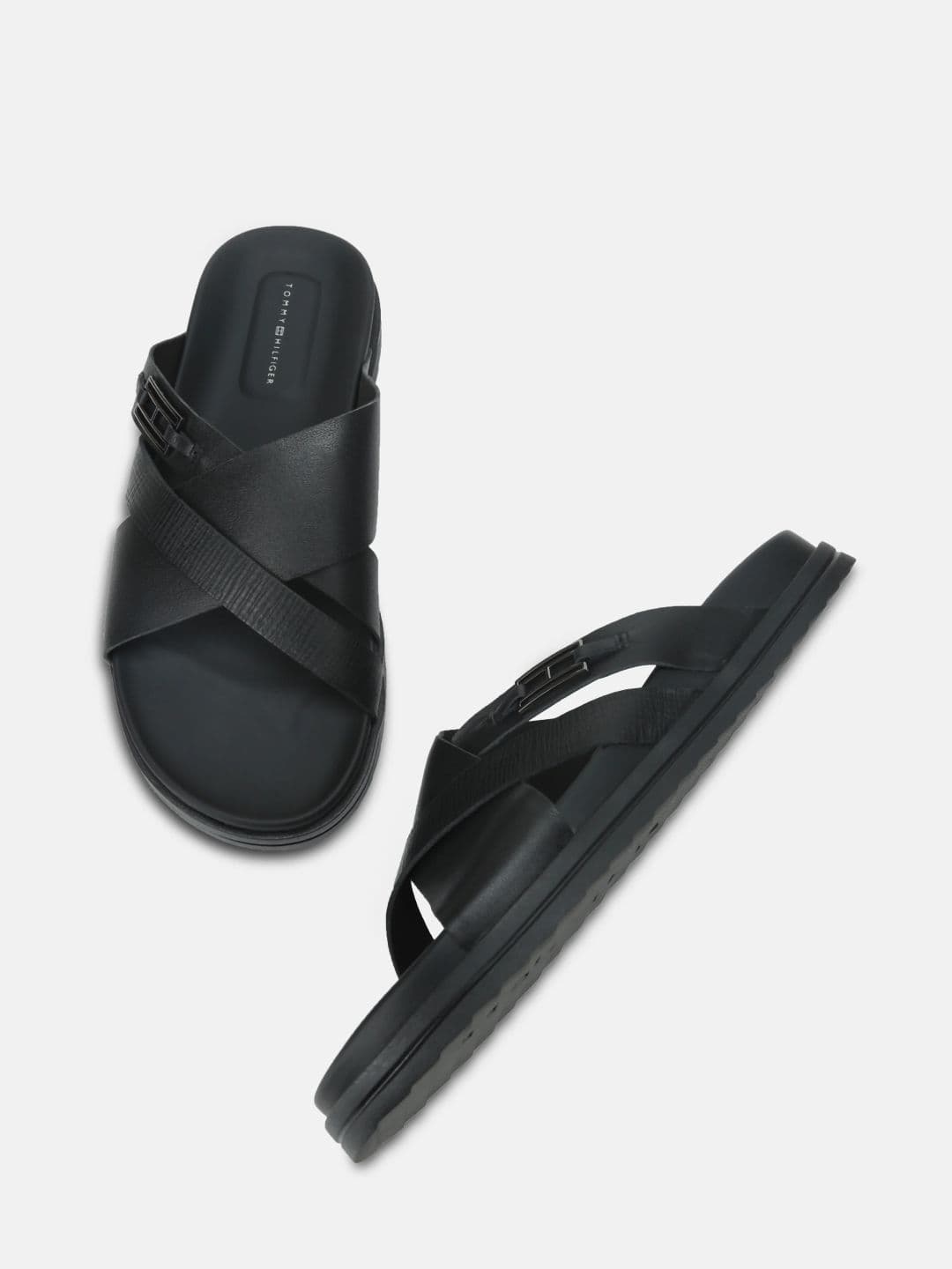 Tommy Hilfiger Men Leather Comfort Sandals - view 1