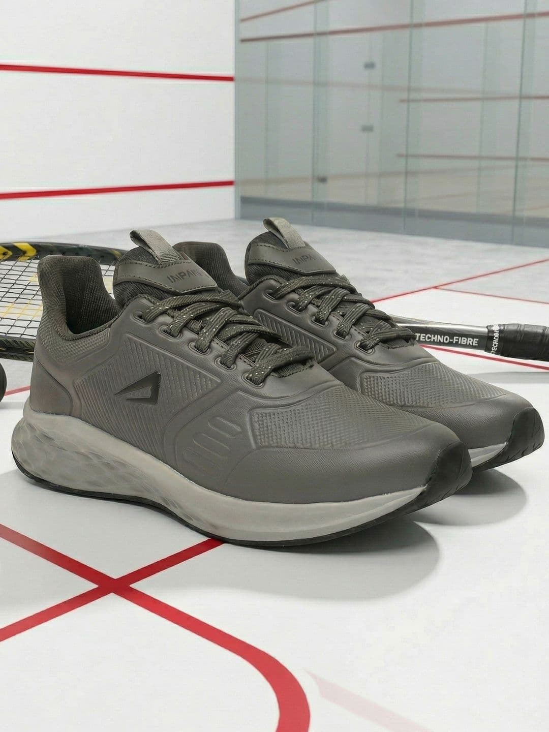 Impakto Men's Lightweight Cushioned Insole Badmintion Running Shoes - view 1