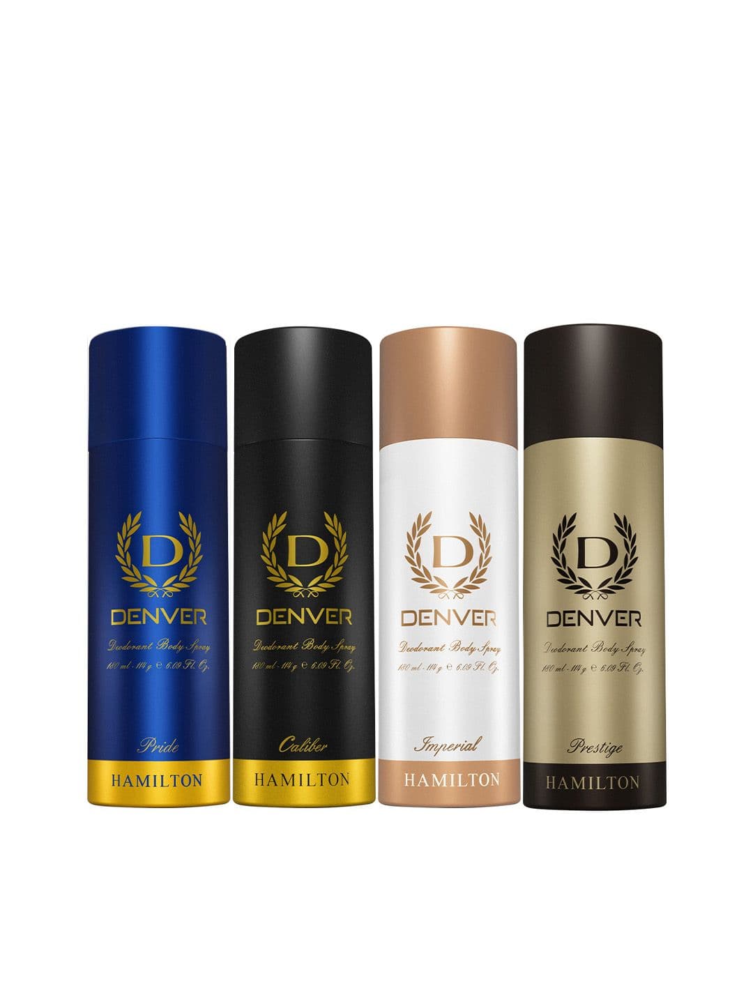 Denver Men Set of 4 Deodorant Spray - Imperial + Pride + Caliber + Prestige - view 1