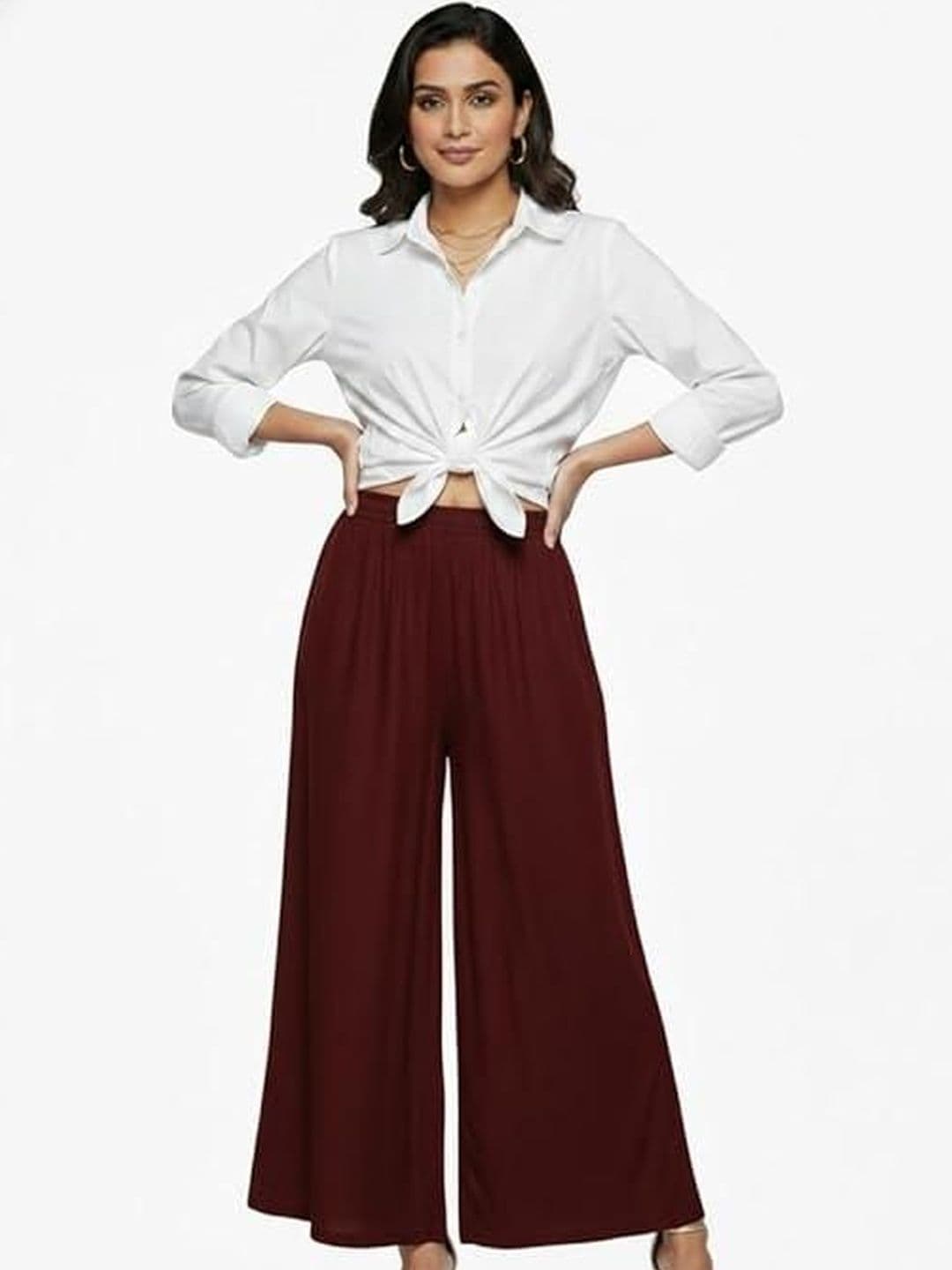 Thrifty Thread Women Liva Ethnic Palazzos - view 1