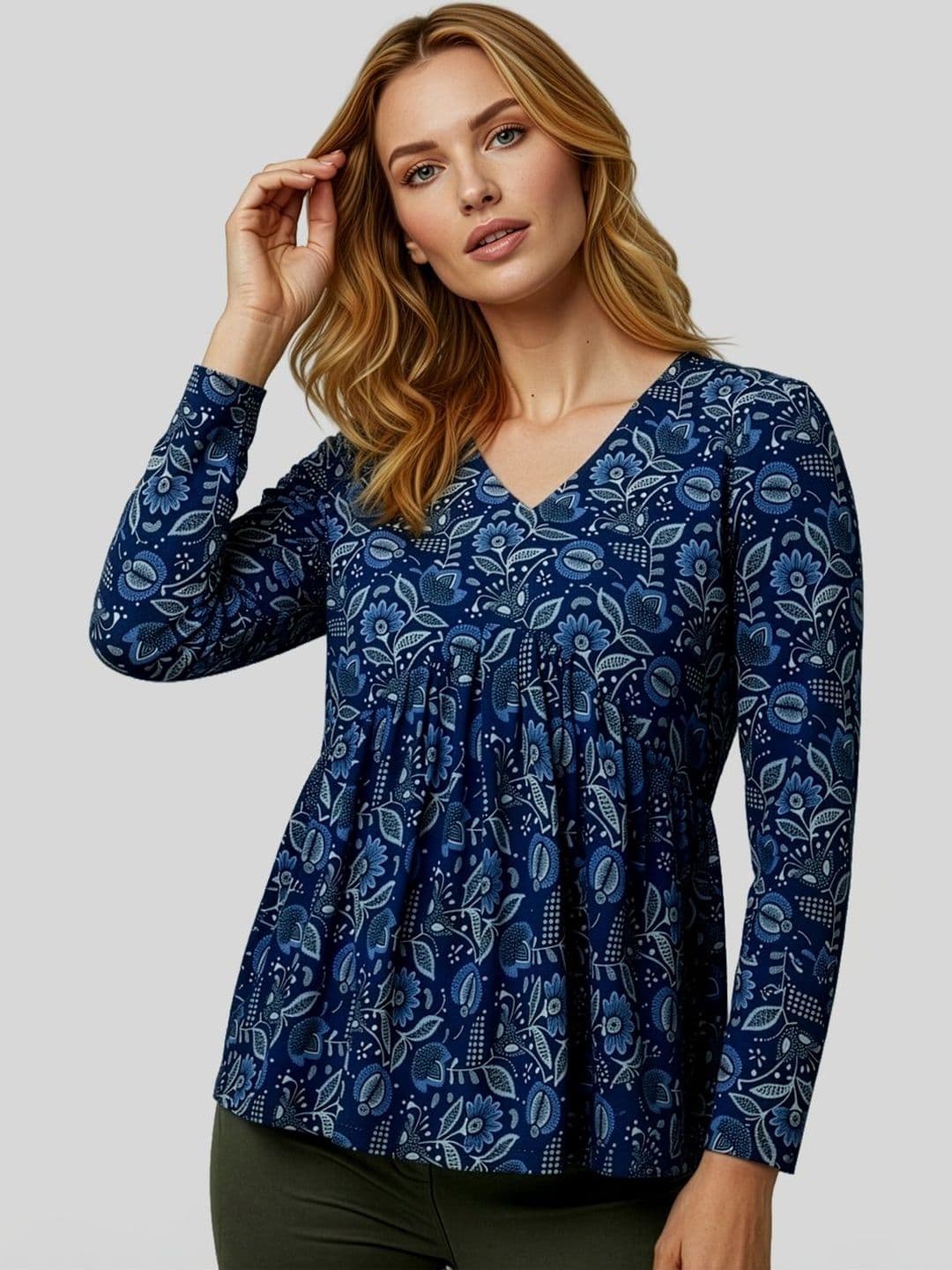 Maheshvi Floral Print Top - view 1