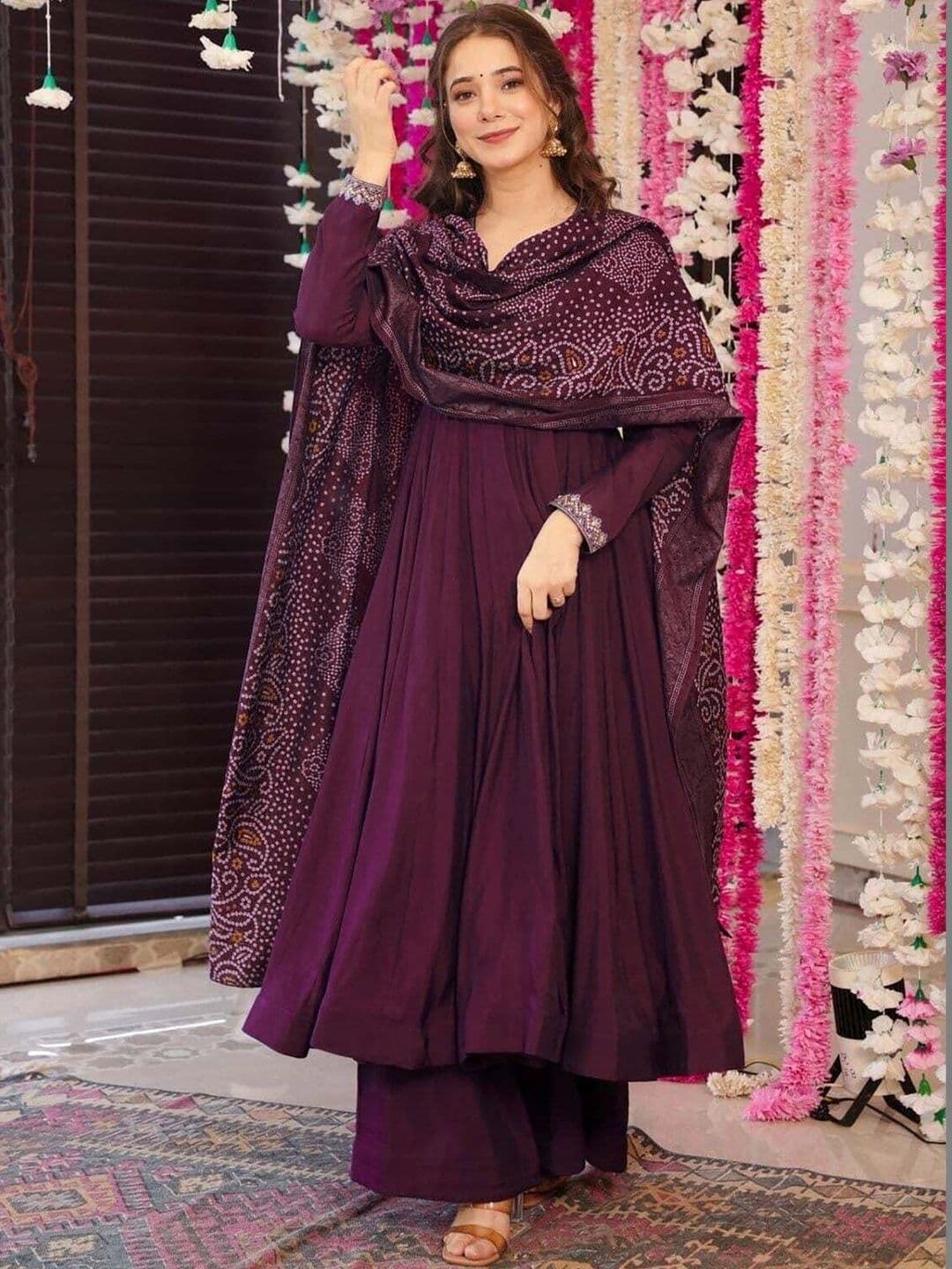 Siya Fashion Women Embroidered Regular Kurta with Trousers & With Dupatta - view 1