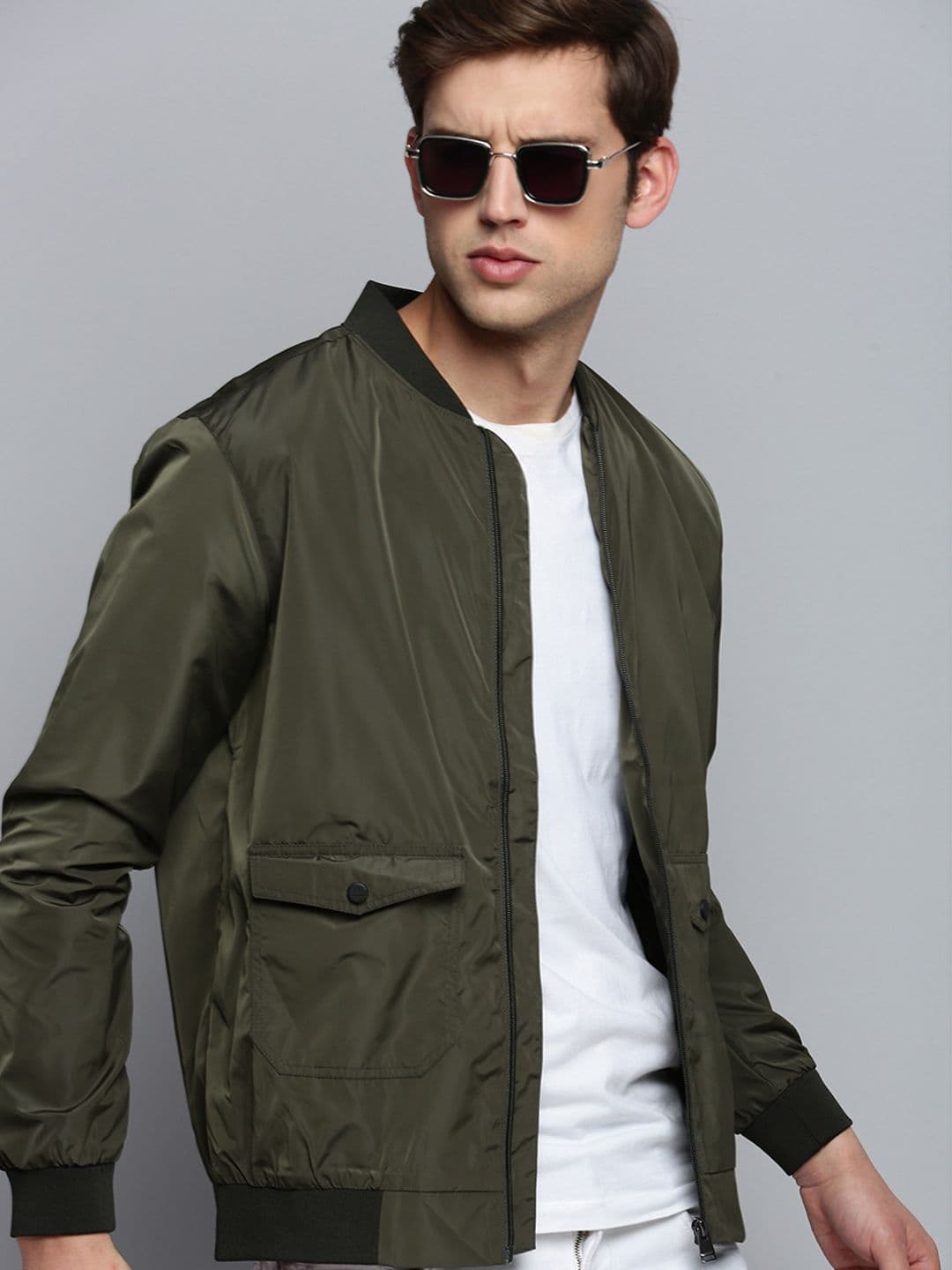 SHOWOFFFF Men Lightweight Bomber Jacket - view 1
