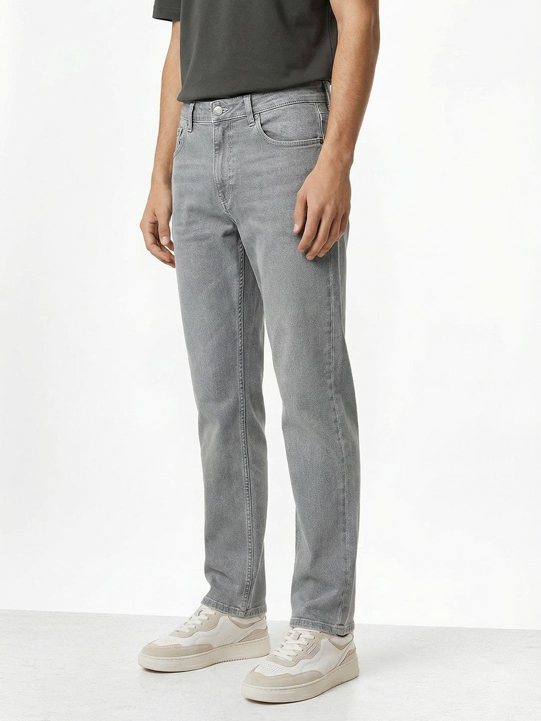 Aeropostale Men Regular Fit Mid-Rise Stretchable Jeans