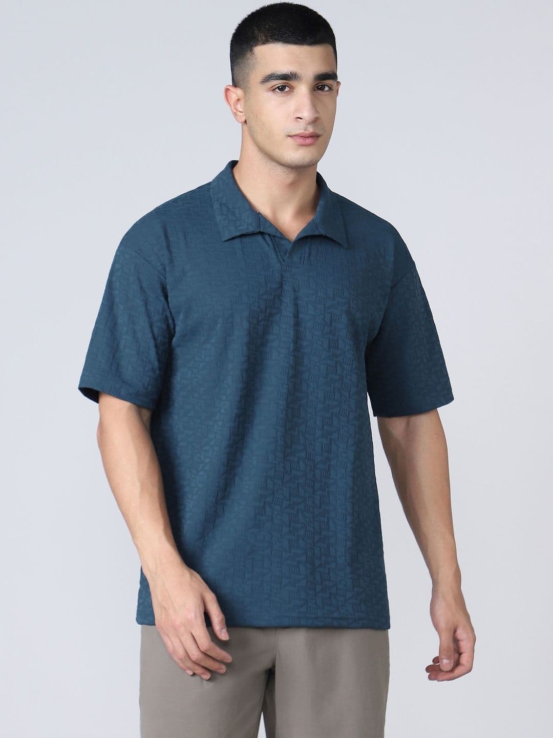 Technosport Men Polo Collar Slim Fit T-shirt - view 1