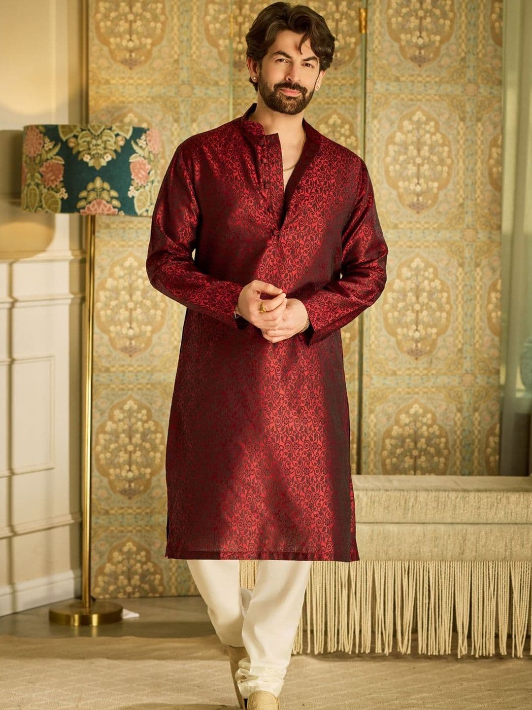 SOJANYA Men Paisley Printed Kurta - view 1