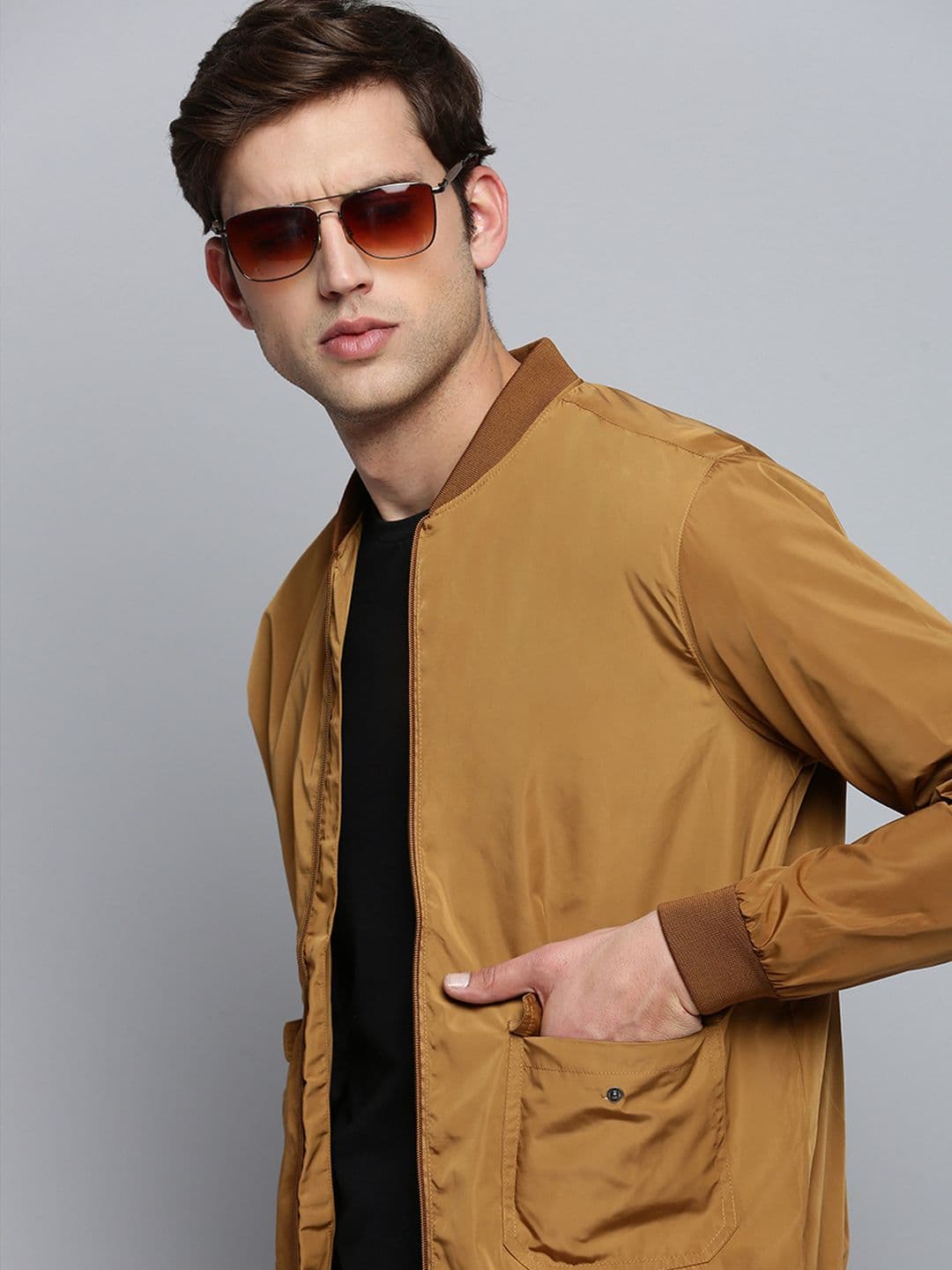 SHOWOFFFF Men Water Resistant Bomber Jacket - view 1