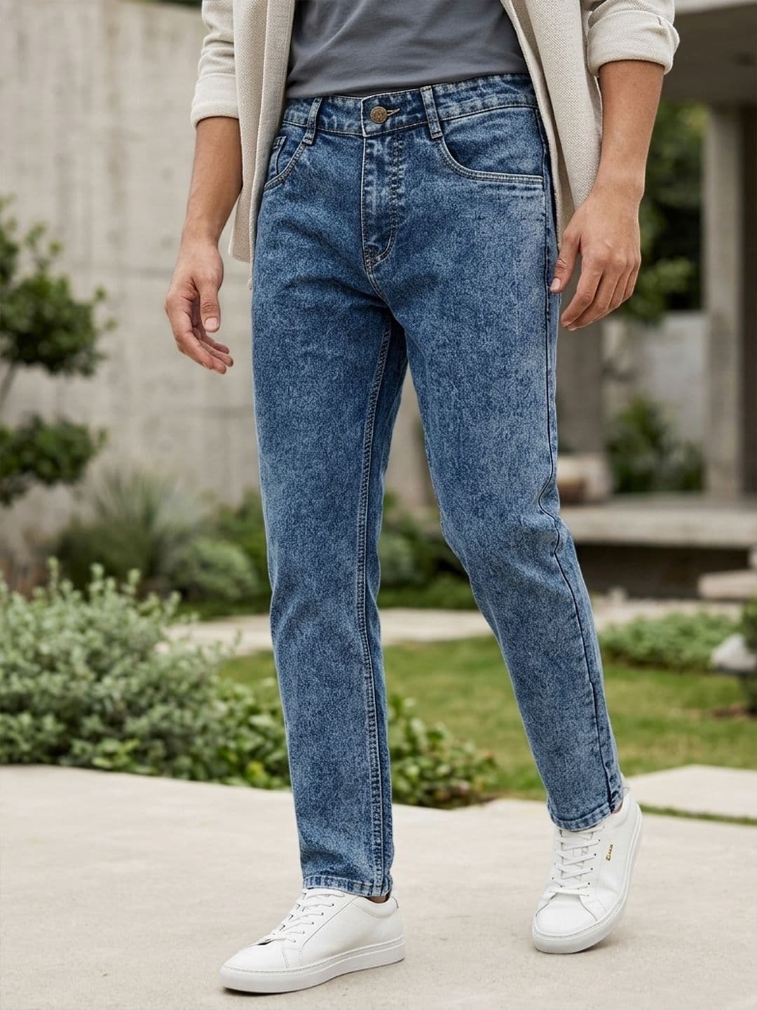 Urbano Fashion Men Heavy Fade Stretchable Jeans - view 1