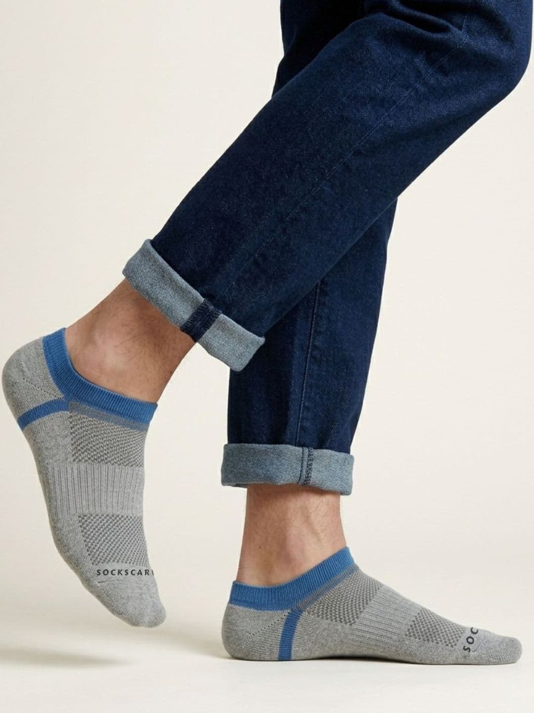 Sockscarving Men Cotton Blend Shoe Liners Socks - view 1