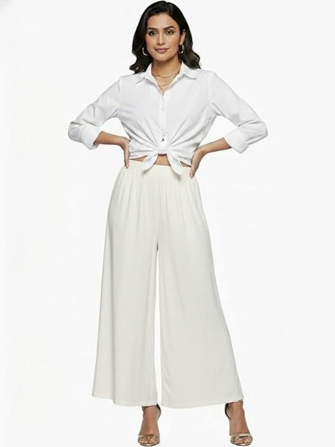 Thrifty Thread Women Liva Ethnic Palazzos - view 1